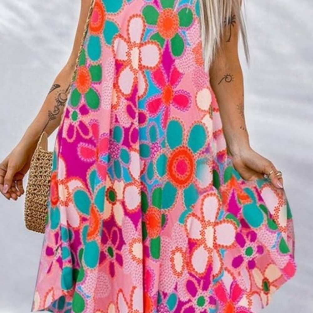 Printed Women's Dresses Size S, M, XL - Picture 2 of 2